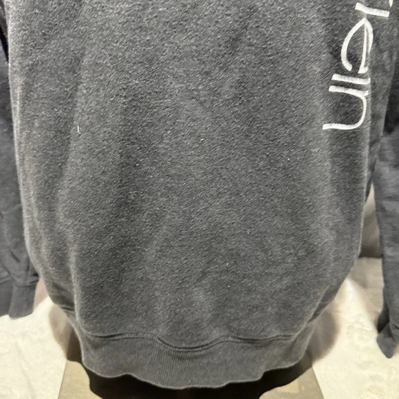 Calvin Klein Sweatshirt CK Jeans Black Embroidered Made In USA Size L - Picture 4 of 11